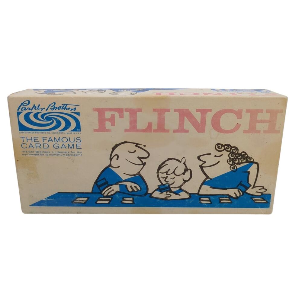 Flinch Parker Brothers Card Game Vintage 1961 Classic Family Fun